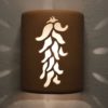 9" Open Top - Ristra Design, in Brown Color - Indoor/Outdoor