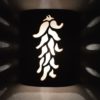 9" Open Top - Ristra Design, in Brown Color - Indoor/Outdoor