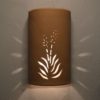 14" Open Top - Yucca Design in Brown color - Indoor/Outdoor