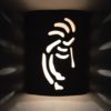 9" Open Top - Kokopelli in Sandstone color - Indoor/Outdoor