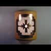 9" Wall Light-Aztec Copper Cover-Closed Top (Dark Sky) Half Round-Sand Wash-Outdoor-Indoor