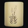 9" Wall Light-Yucca-Open Top Half Round-Tan-Indoor-Outdoor