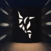 9" Wall Light-Hummingbird-Closed Top (Dark Sky) Half Round-Copper Rocky Road-Indoor-Outdoor - Image 3
