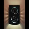 14" Wall Light-Kropp-Open Top Half Round-Teal Inside and Anodize Bronze outside-Indoor-Outdoor - Image 2