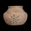 Native Pot Wall Light-Ancient Sun-Open Top Half Round-Sandstone-Indoor-Outdoor