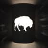 14" Wall Light-Buffalo-Open Top Half Round-White-Indoor-Outdoor - Image 3