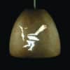 6” Pot Pendant-Roadrunner-Sandstone-Indoor-White Cord - Image 2