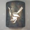 9" Wall Light-Roadrunner-Closed Top (Dark Sky) Half Round-Moss Copper Agate-Indoor-Outdoor