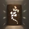 9" Wall Light-Lizard-Closed Top (Dark Sky) Half Round-Copper Rocky Road-Indoor-Outdoor - Image 2