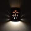 10" Wall Light-Storm Cloud-Low Profile-Open Top Half Round-Terracotta Mica-Indoor-Outdoor - Image 3