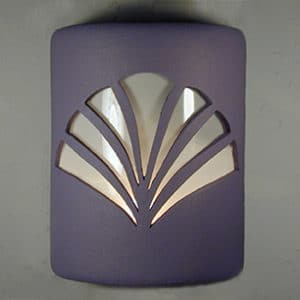 9'' Open Top-Deco Fan-Purple-Indoor Outdoor-113 219 90