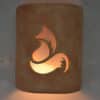 9" Wall Light-Fox-Open Top Half Round-Coral Wash-Indoor-Outdoor - Image 2