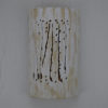 14" Wall Light-Aspen Grove-ADA Low Profile Open Top-Amber Mica-Aged Aspen-Indoor-Outdoor