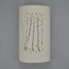 14" Wall Light-Aspen Grove-ADA Low Profile-Open Top-Bisque-Indoor-Outdoor