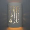 14" Wall Light-Aspen Grove-ADA Low Profile-Open Top-Bisque-Indoor-Outdoor - Image 2