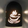9" Wall Light-Barista-Hood Half Round-Bronze-Indoor-Outdoor - Image 2