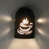 9" Wall Light-Barista-Hood Half Round-Bronze-Indoor-Outdoor - Image 3