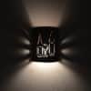 9" Wall Light-Vino-Open Top Half Round-Bisque-Indoor-Outdoor - Image 3
