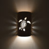 14" Wall Light-Ocean Turtle-Open Top Half Round - Sandstone - Indoor Outdoor - Image 3