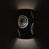 14' Wall Light-Mums-Open Top Half Round - Taupe, Apricot, Blue Wash-Indoor-Outdoor - Image 3