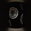 14' Wall Light-Mums-Open Top Half Round - Taupe, Apricot, Blue Wash-Indoor-Outdoor - Image 4