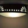 13" Flush Mount-Fan with Bullets -Rust Mica-Teal-interior - Image 2