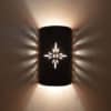 14" Wall Sconce-Custom Star-Half Round-Open Top-Antique-Copper-Interior-Exterior - Image 3