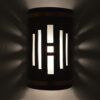 “Quick Ship” – Craftsman Style Center Window Design, Top and Bottom Copper Bands, Anodized Bronze-14" - Image 3