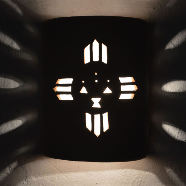 “Quick Ship” – Wall Sconce - Sunface in Terracotta-9" - Image 4