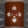 “Quick Ship” – Wall Sconce - Sunface in Terracotta-9" - Image 2